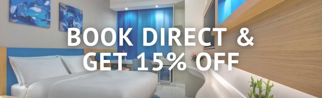 BOOK DIRECT & GET 15% OFF