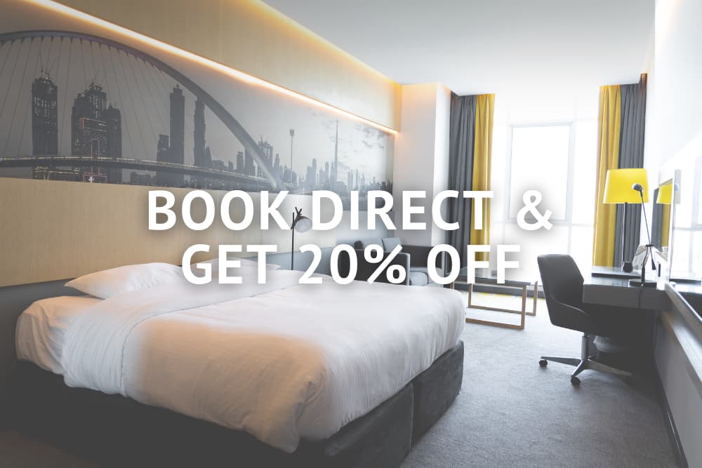 BOOK DIRECT & GET 20% OFF