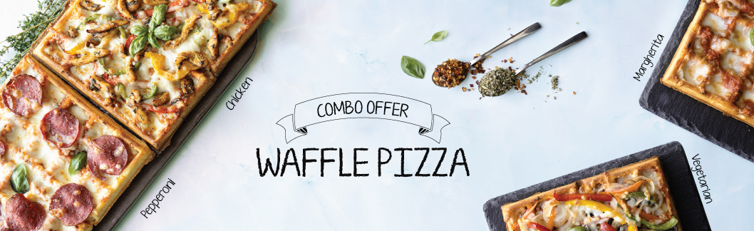 Waffle Pizza Combo